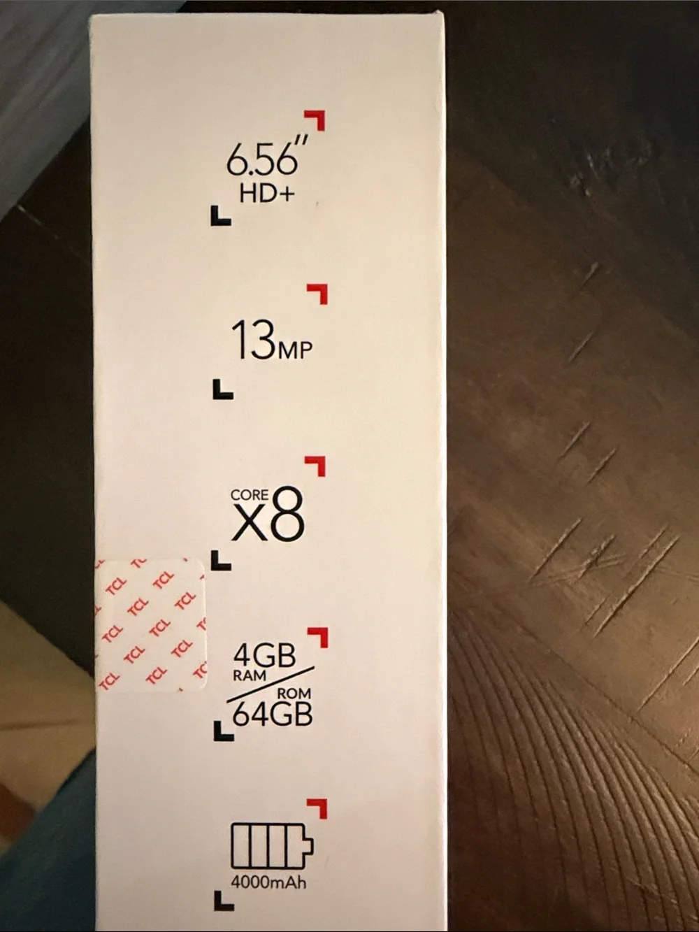 TCL 50 LE Smartphone - Black and Purple Gradient Display